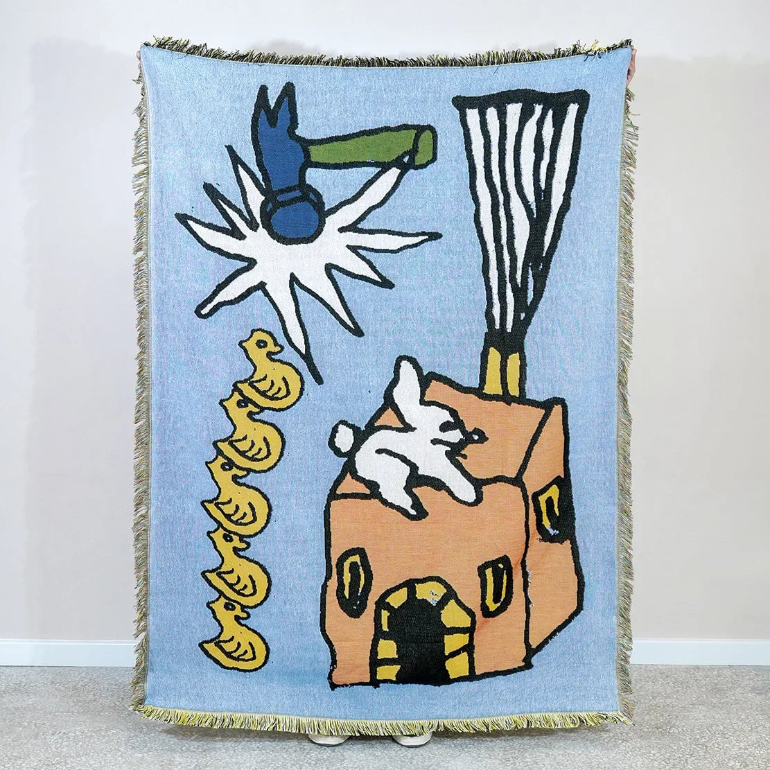 Molissa™ Abstract Cartoon Blanket