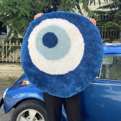 Molissa™ Fluffy Evil Eye Rug