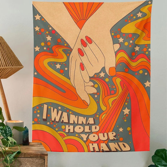 Molissa™  Hold Your Hand Tapestry