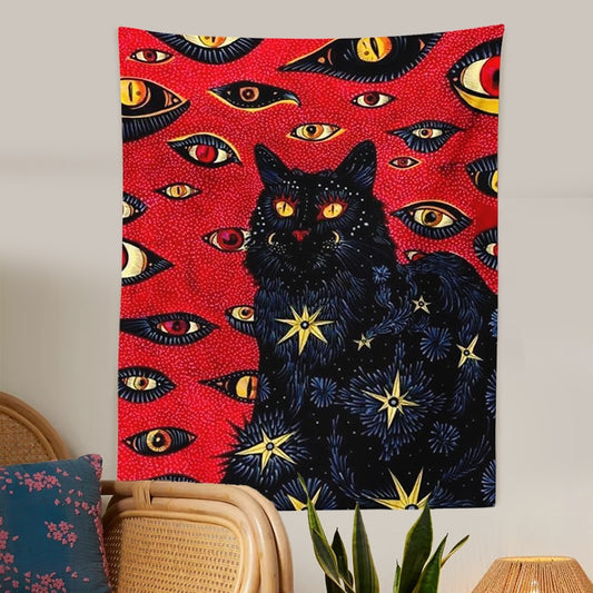 Molissa™ Cat Witchcraft Tapestry