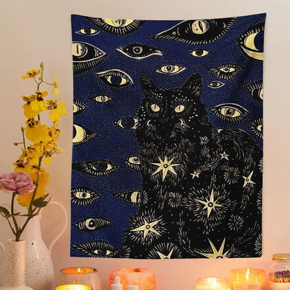 Molissa™ Cat Witchcraft Tapestry