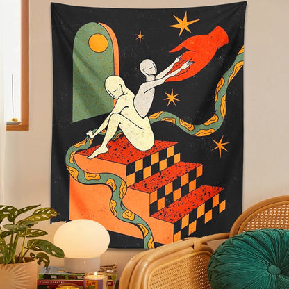 Molissa™ Psychedelic Body Art Tapestry