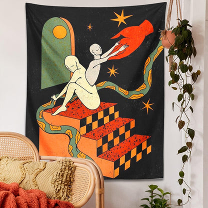 Molissa™ Psychedelic Body Art Tapestry