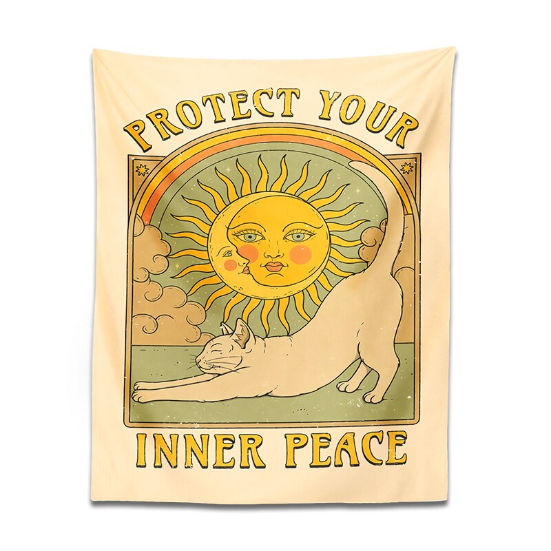 Molissa™ Tarot Sun Cat Tapestry