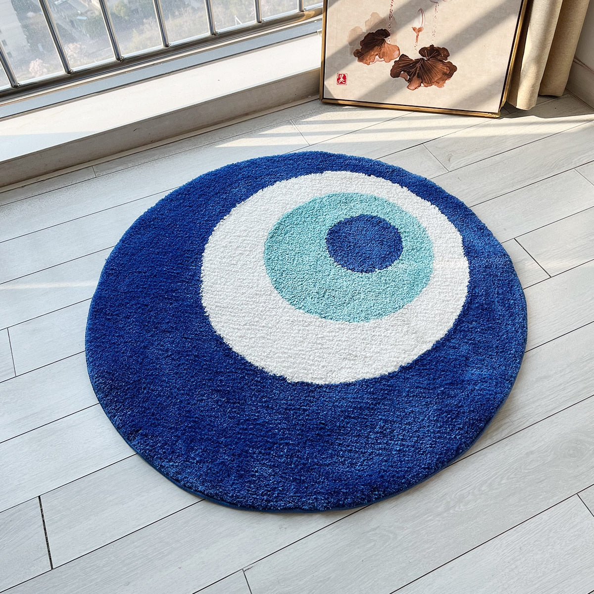 Molissa™ Fluffy Evil Eye Rug