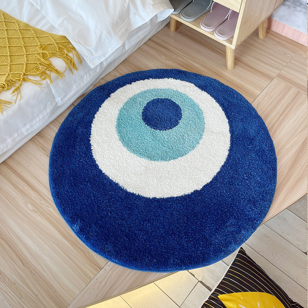 Molissa™ Fluffy Evil Eye Rug