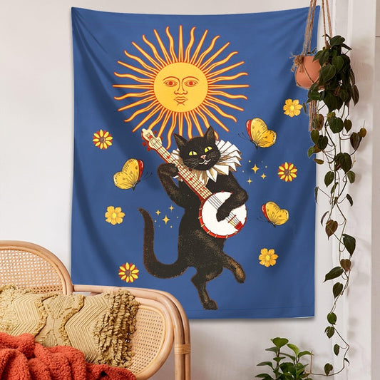 Molissa™ Party Cat Tapestry