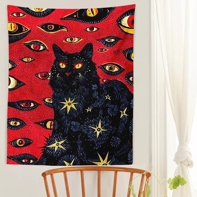 Molissa™ Cat Witchcraft Tapestry