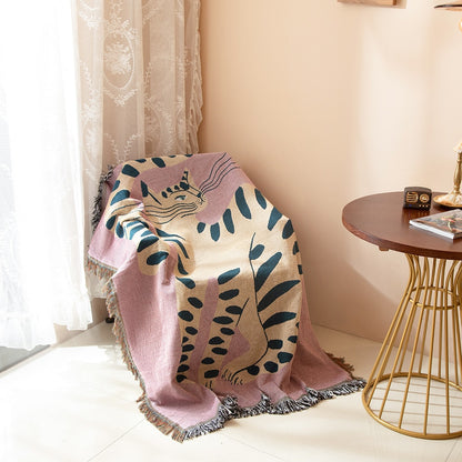 Molissa™ Pink Cat Blanket