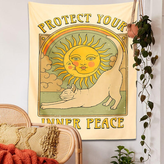 Molissa™ Tarot Sun Cat Tapestry
